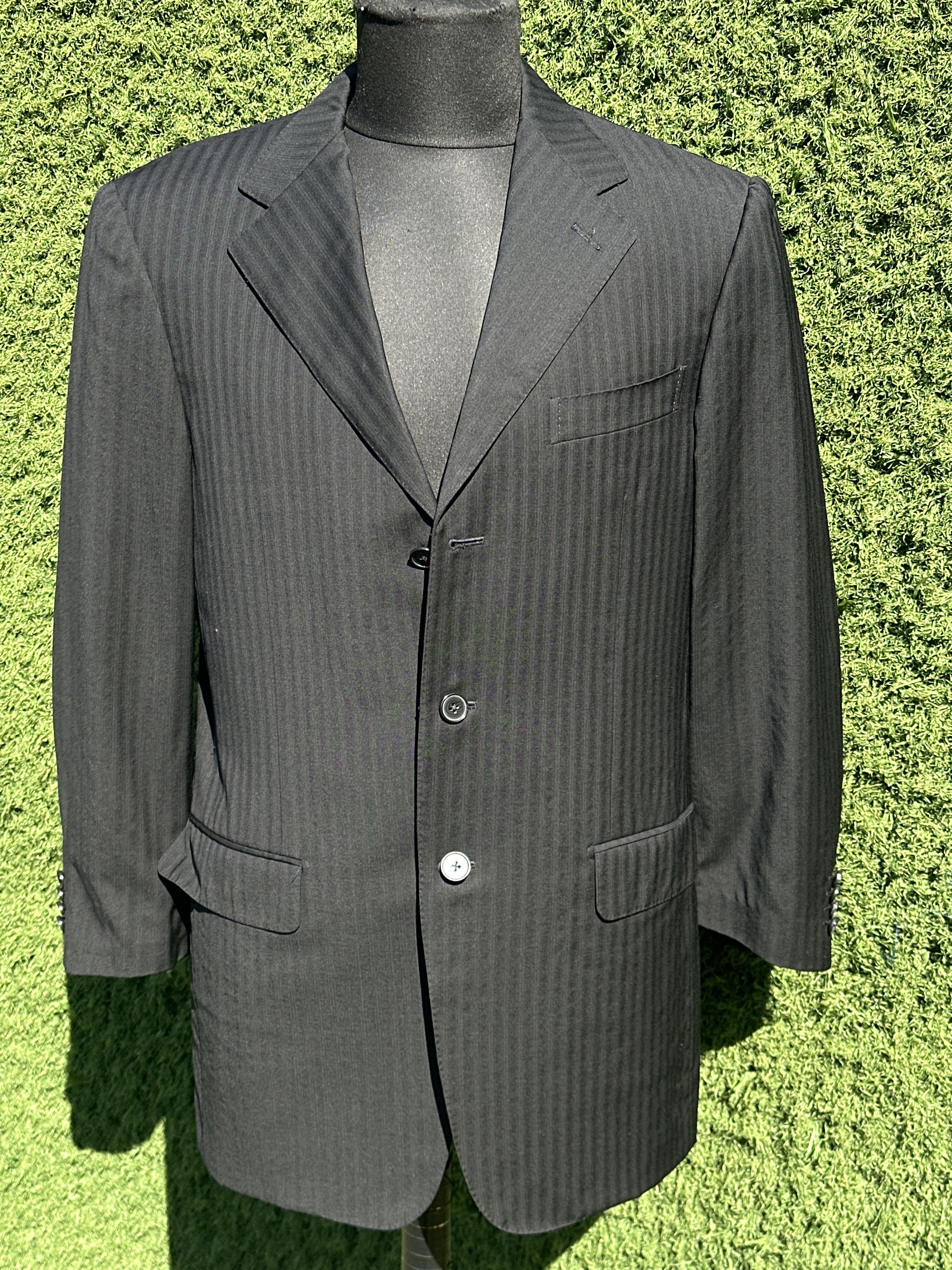 Ermenegildo Zegna Ermenegildo Zegna Soltex Pinstripe Blazer Suit Jacket 50R Size 50R - 2 Thumbnail