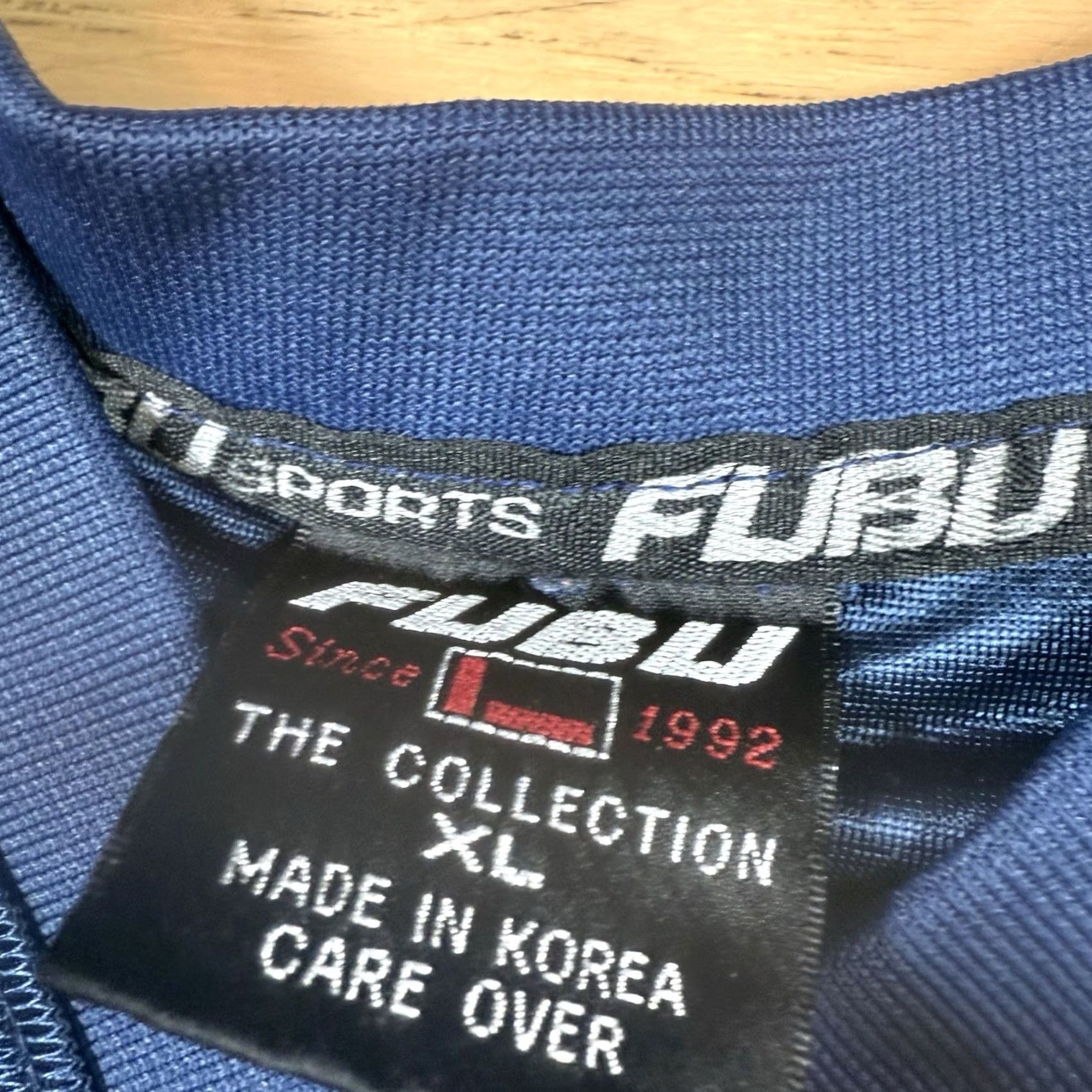 Fubu VINTAGE FUBU Jersey Sports Football Limited Edition XL Mens Blue Distress 05 Y2K Baseball Activewear Button Shirt Size US XL / EU 56 / 4 - 5 Thumbnail