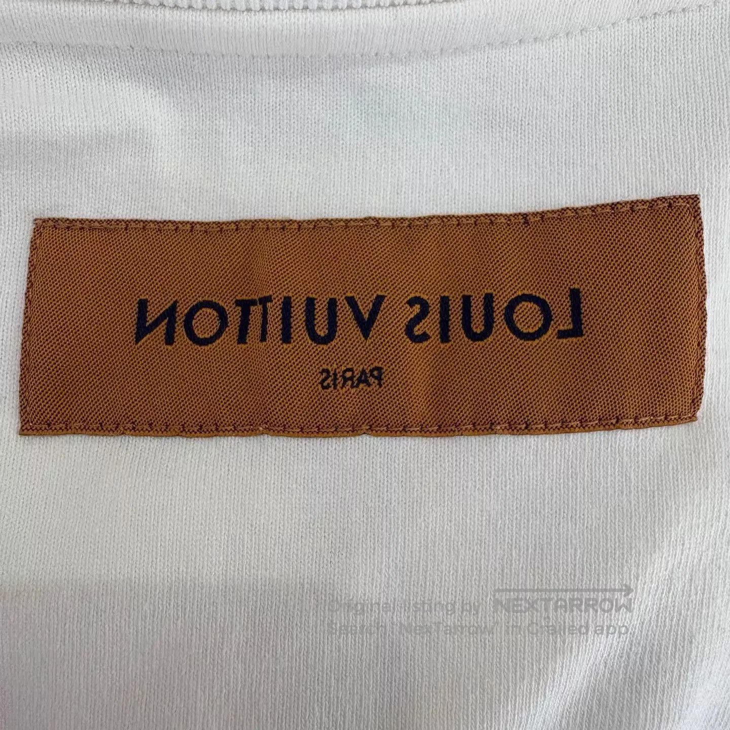 Louis Vuitton White Short Sleeve Graphic T-Shirt Size M. Size US M / EU 48-50 / 2 - 6 Thumbnail
