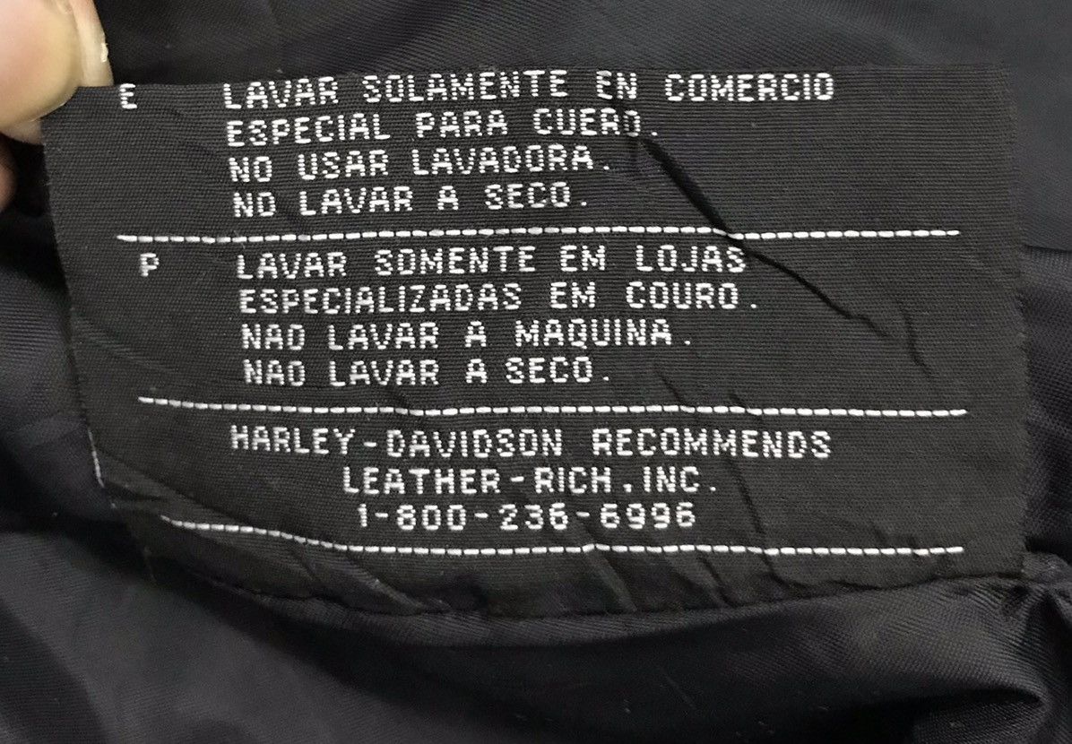 Harley Davidson × Vintage Vintage Harley Davidson Leather Jacket Size US L / EU 52-54 / 3 - 25 Thumbnail