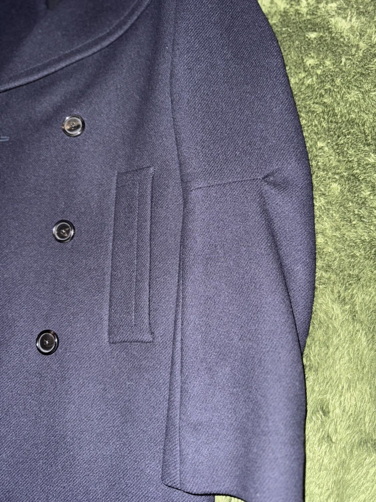 Ann Demeulemeester [S] Ann Demeulemeester Double Breasted Pleated Wool Coat Size US S / EU 44-46 / 1 - 4 Thumbnail