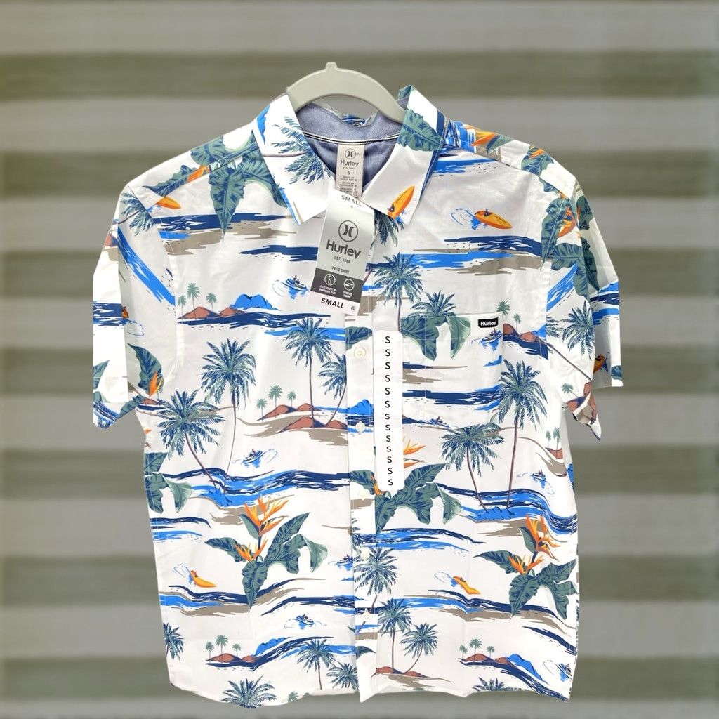 Hurley Hurley Patio Cabana Shirt Men Sz Small AOP Floral Button Short Sleeve Casual NWT Size US S / EU 44-46 / 1 - 1 Thumbnail