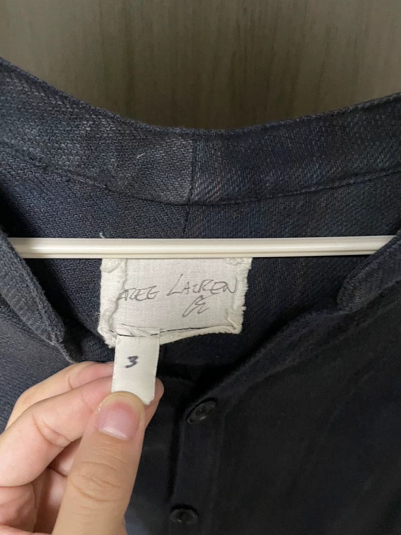 Greg Lauren greg lauren size 3 Deep blue patchwork shirt 2505-Nextarrow Size US L / EU 52-54 / 3 - 3 Thumbnail