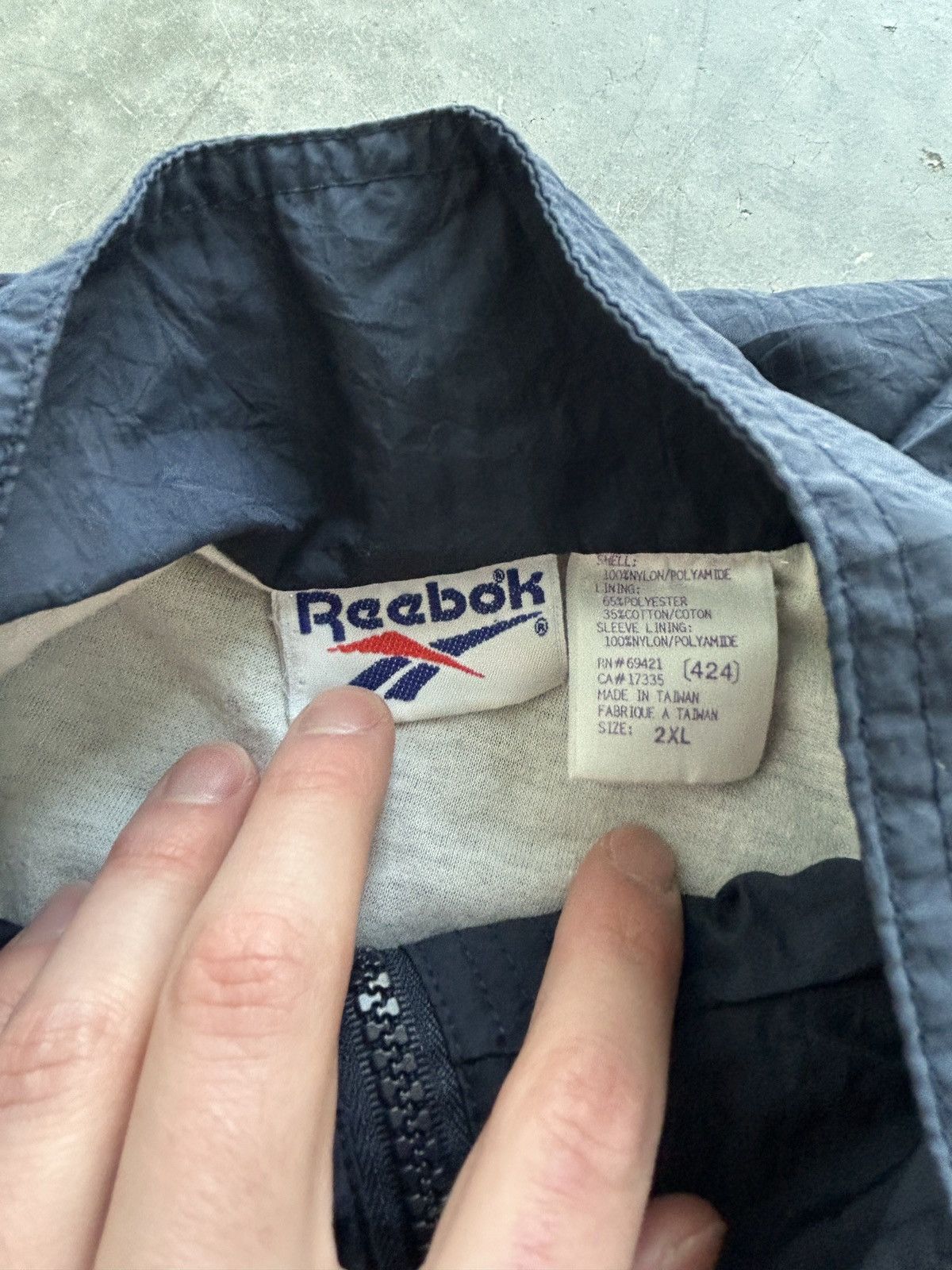 Reebok Vintage 90s Reebok Windbreaker Jacket Size US XXL / EU 58 / 5 - 7 Thumbnail