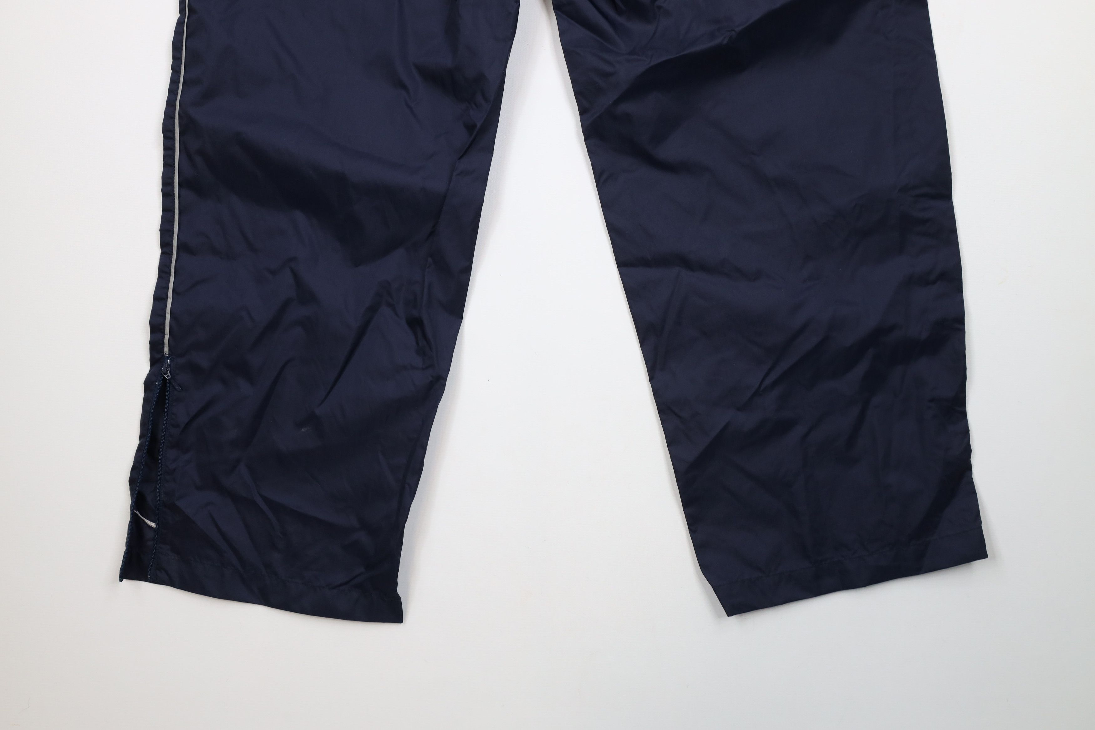 Nike × Vintage Vintage 90s Y2K Nike Mini Swoosh Wide Leg Windbreaker Pants Size US 34 / EU 50 - 12 Thumbnail
