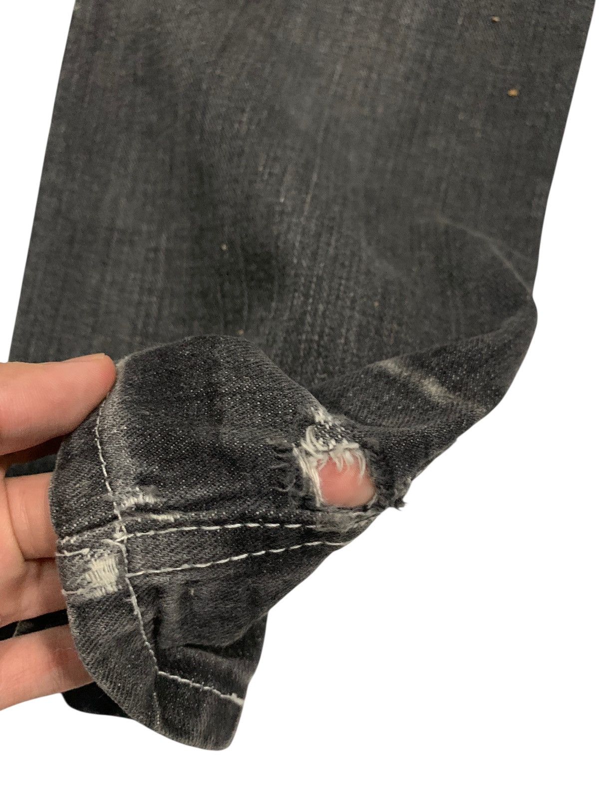 LOWBOX LOWBOX PUNK RUSTY CLAWMAX JAPANESE DISTRESSED DENIM Size US 30 / EU 46 - 21 Thumbnail