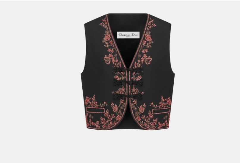 o1w1db10425 411G09U Vest in Black & Coral