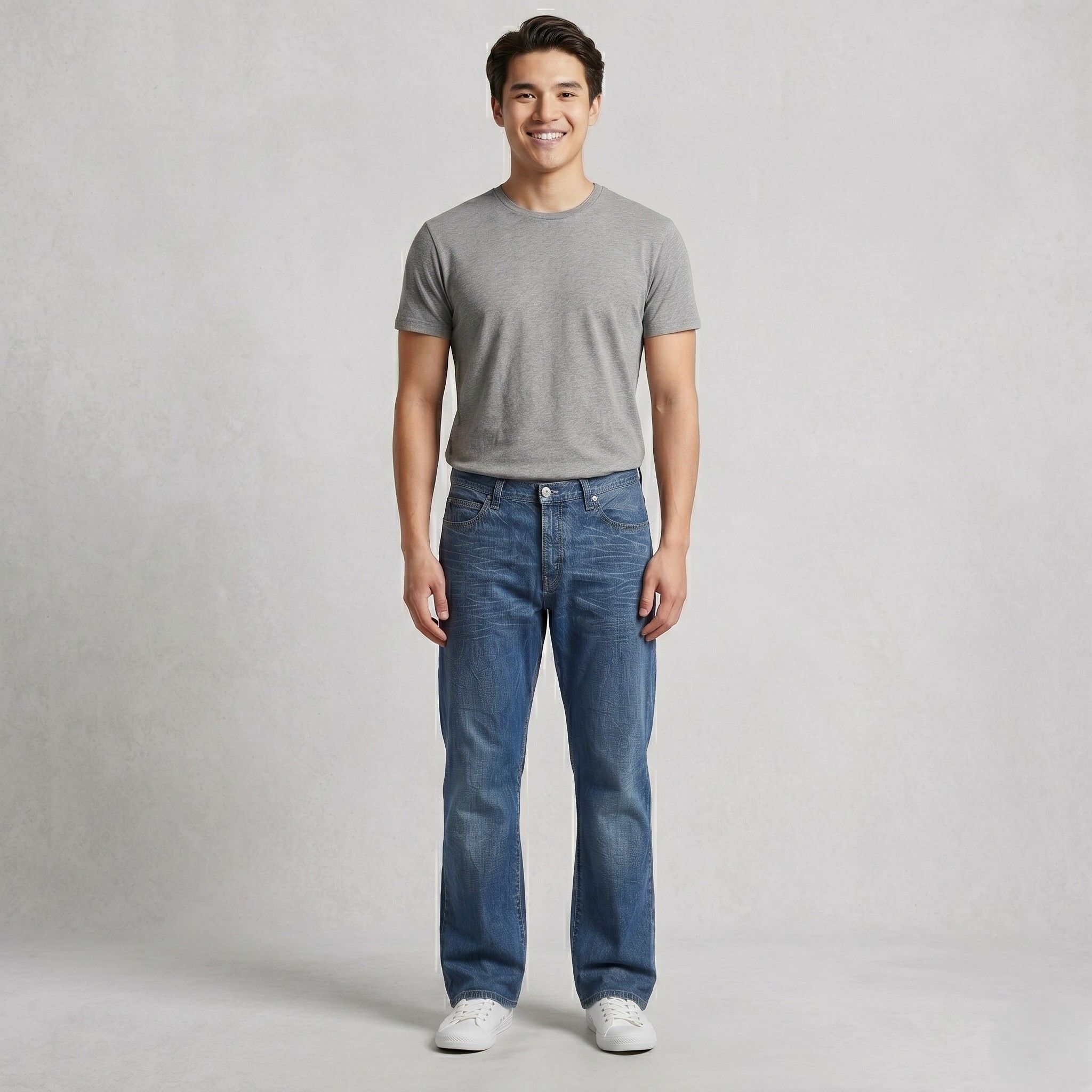 Armani Armani Jeans Men 31 Jeans Trousers Navy Cotton 4822 Size US 31 - 1 Thumbnail