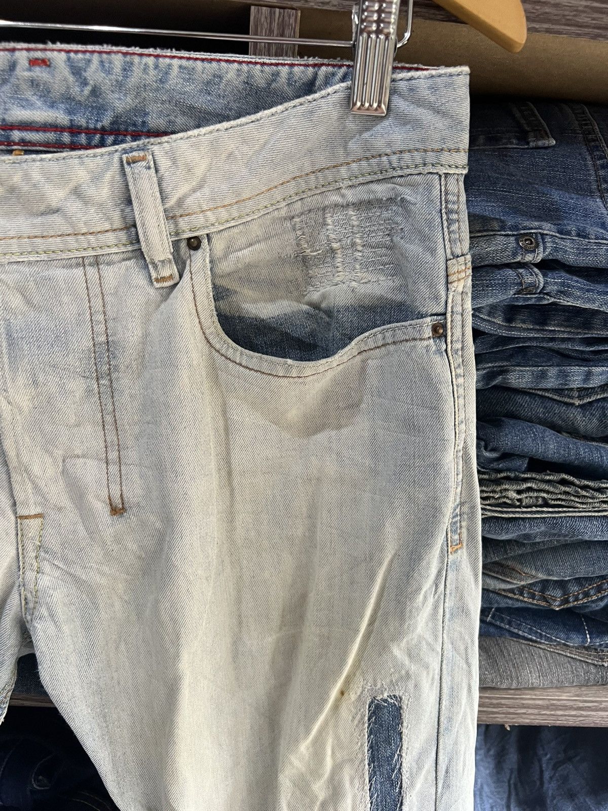 Diesel 🔥Vintage Diesel Industry Made in Italy Distressed Denim Size US 31 - 9 Thumbnail
