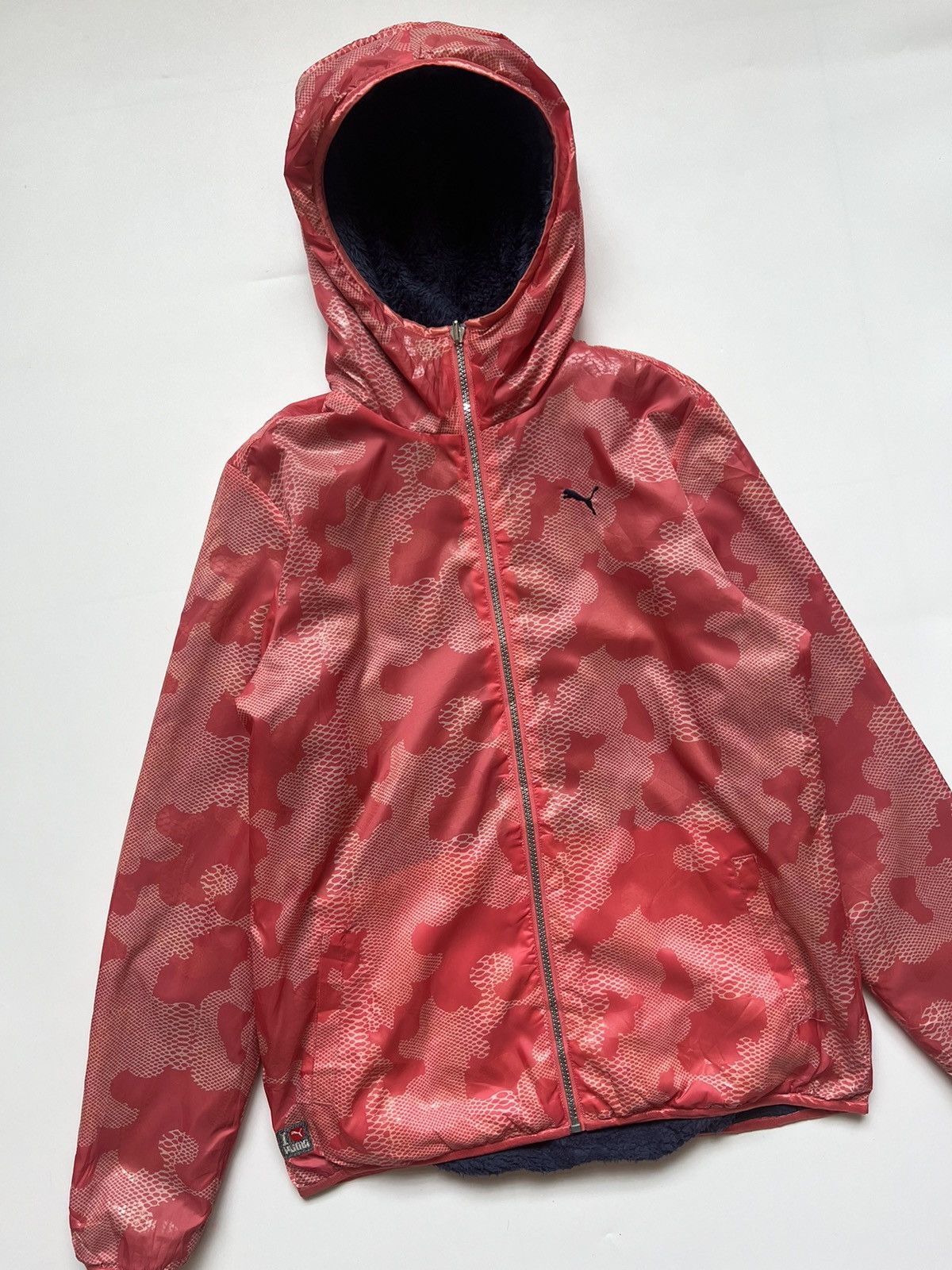 Puma Vintage Puma Jacket Reversible Fleece Deep Pile Size US L / EU 52-54 / 3 - 5 Thumbnail