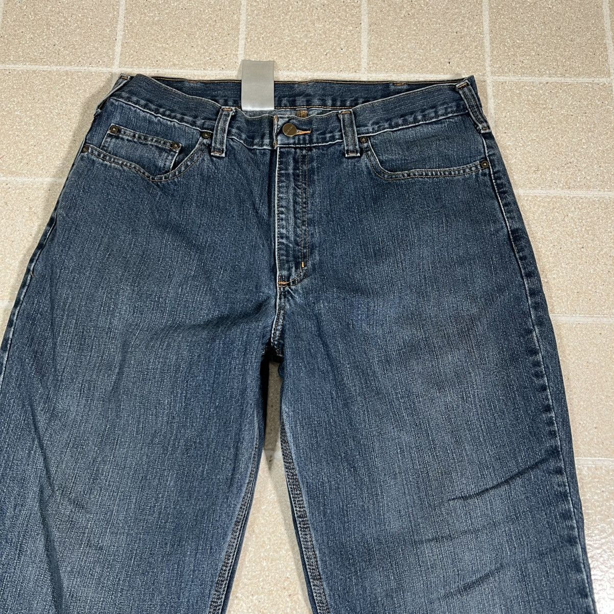 Carhartt Carhartt Men’s Jeans Denim Relaxed Fit Sz 34x32 101483-968 Size US 34 / EU 50 - 4 Thumbnail