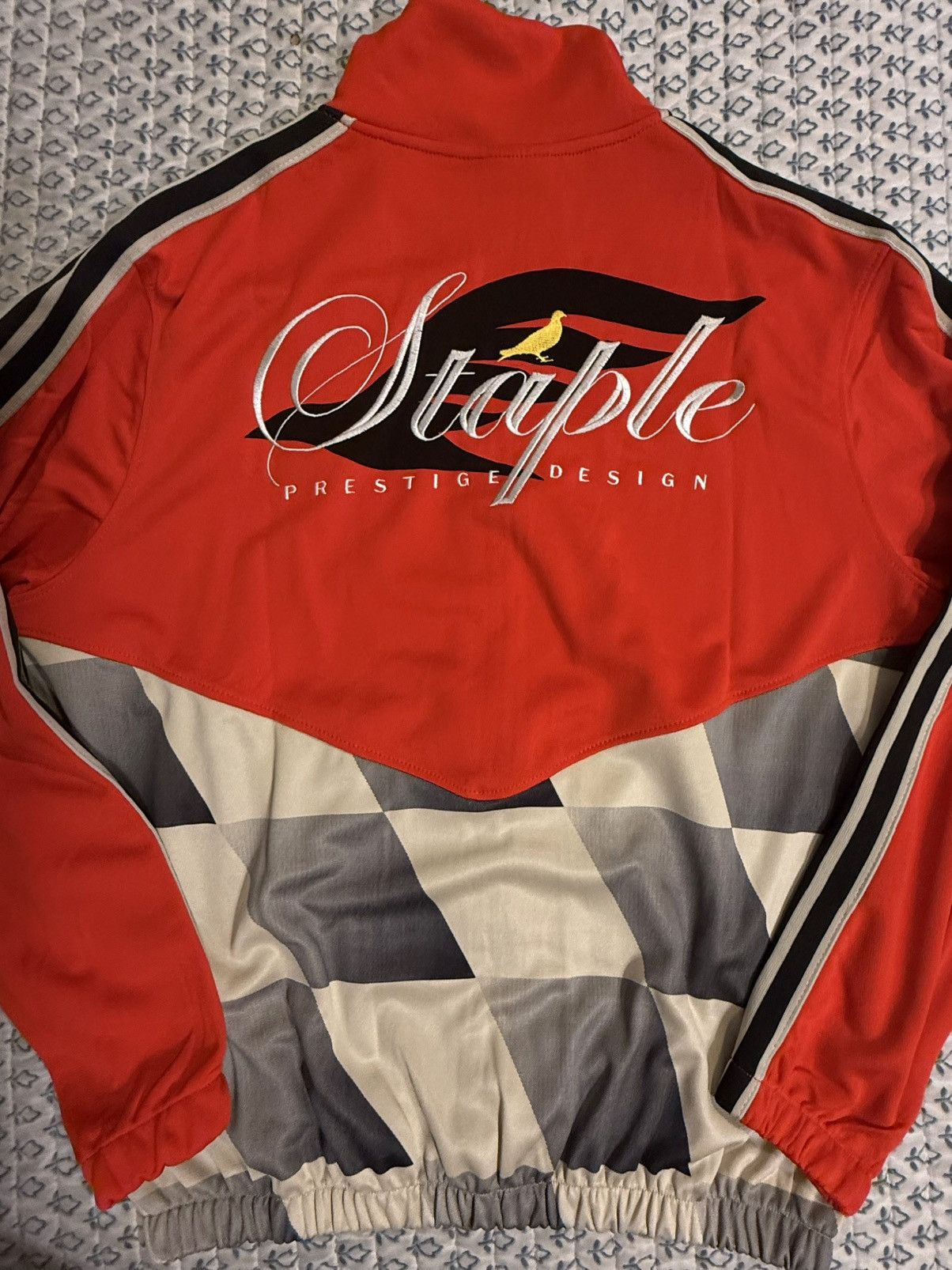 Staple Staple Pigeon Prestige Design Track Jacket Red Size M Size US M / EU 48-50 / 2 - 2 Thumbnail