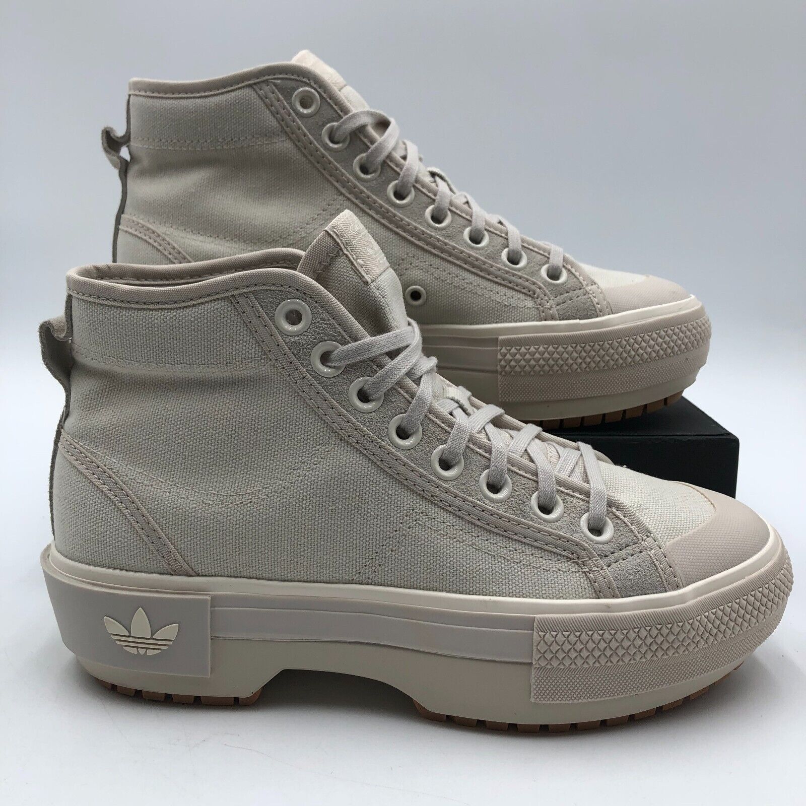 Adidas Adidas Nizza Trek Sneakers Women’s Size 7 Beige Canvas Size US 7 / IT 37 - 2 Thumbnail