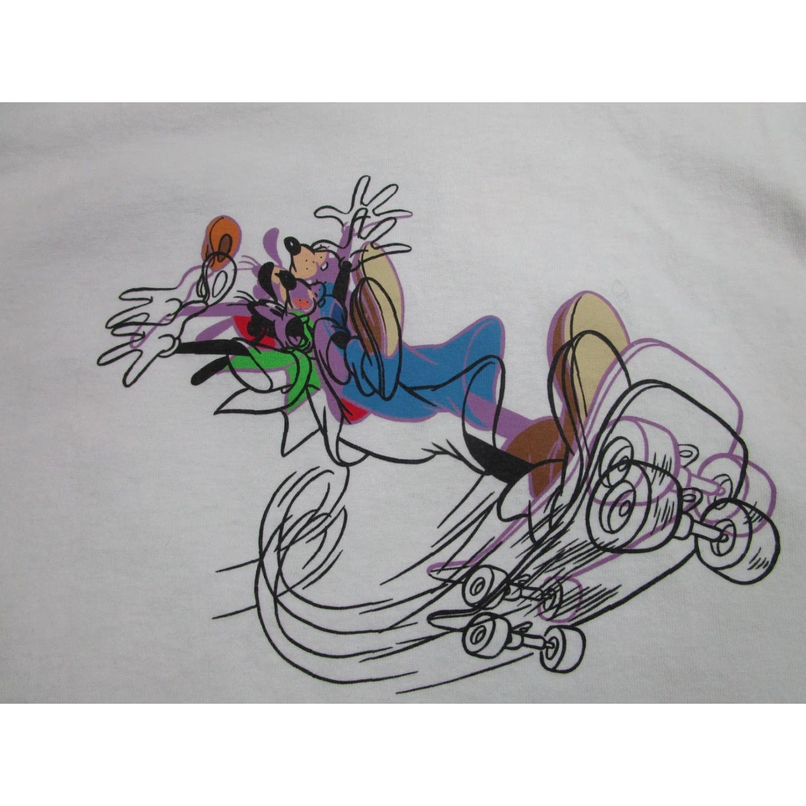 Noon Goons Noon Goons Graphic Skateboard T-Shirt Mens XL White Black Red Made in USA Size US XL / EU 56 / 4 - 3 Thumbnail