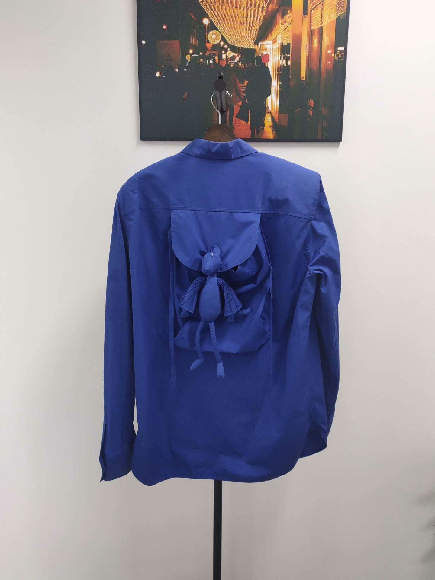 Louis Vuitton Louis Vuitton Blue Long Sleeve Coat Size L Size US L / EU 52-54 / 3 - 2 Thumbnail