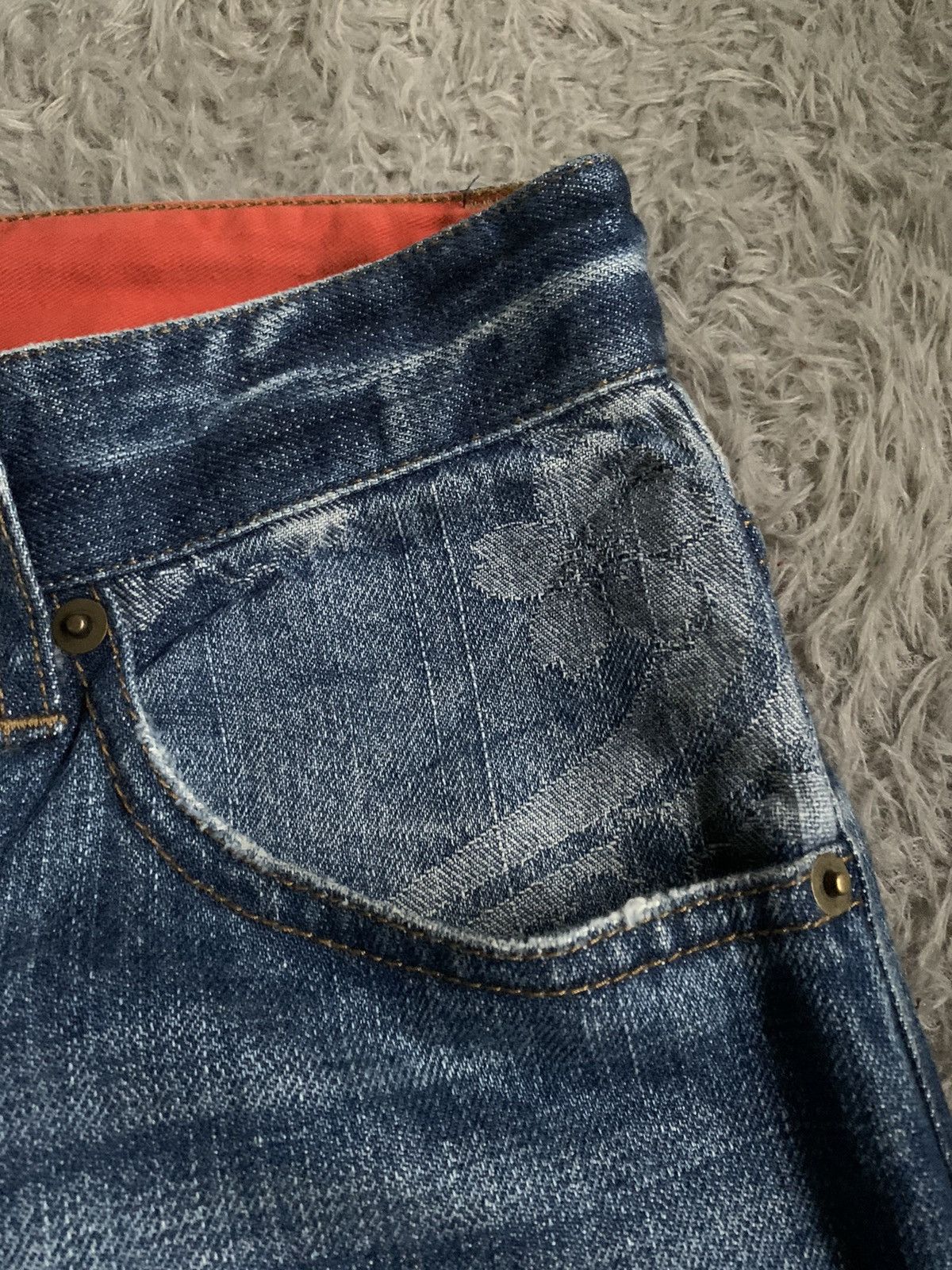 20471120 Vintage Karakuri Tamashii Oni Mask Denim Pant erd grunge Size US 30 / EU 46 - 6 Thumbnail