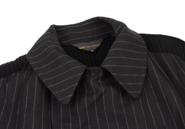 Comme des Garcons Comme des Garcons Dark gray vintage striped double-breaste Size M / US 6-8 / IT 42-44 - 5 Thumbnail