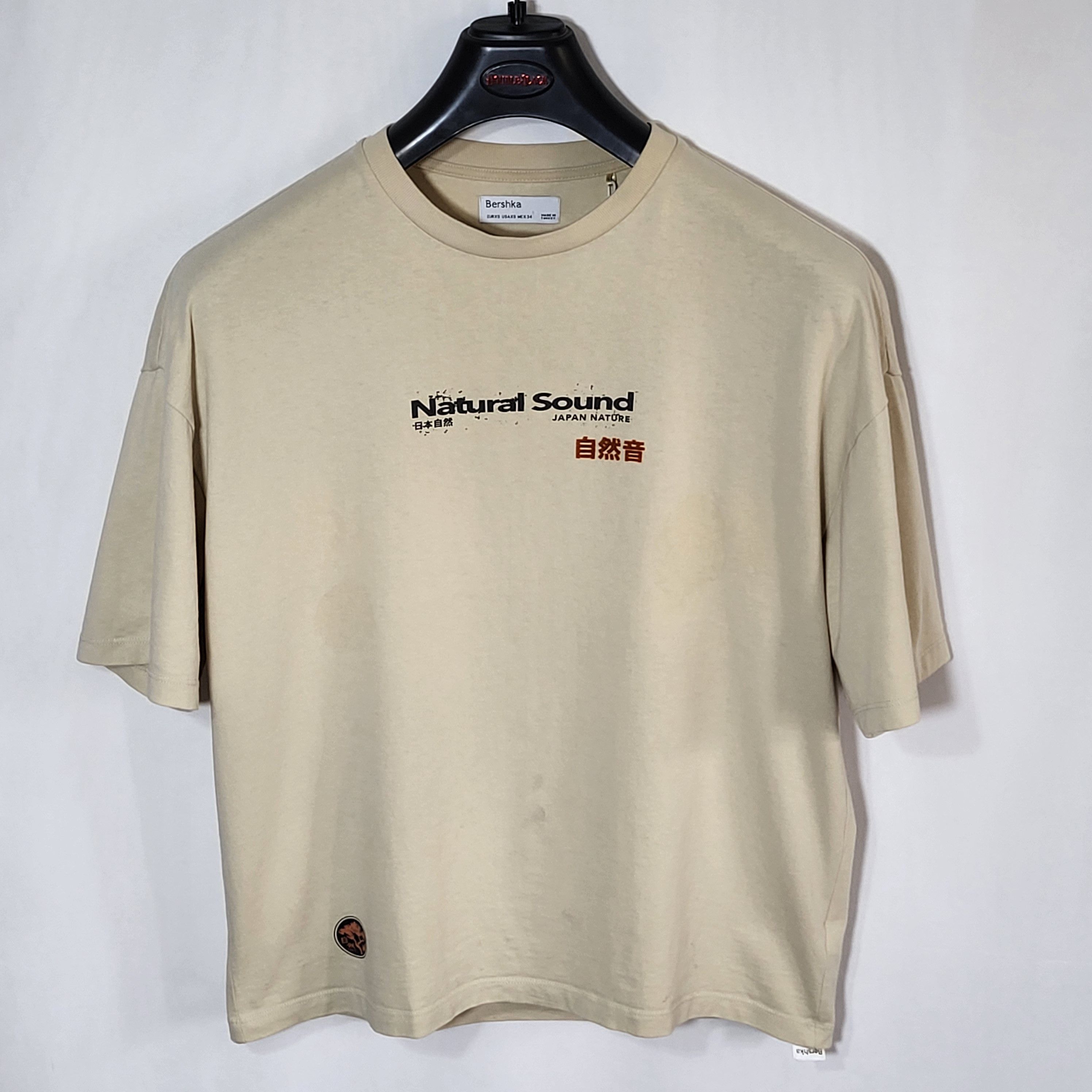 Bershka Bershka Natural Sound T-Shirt size XS but fit L Size US XS / EU 42 / 0 - 3 Thumbnail