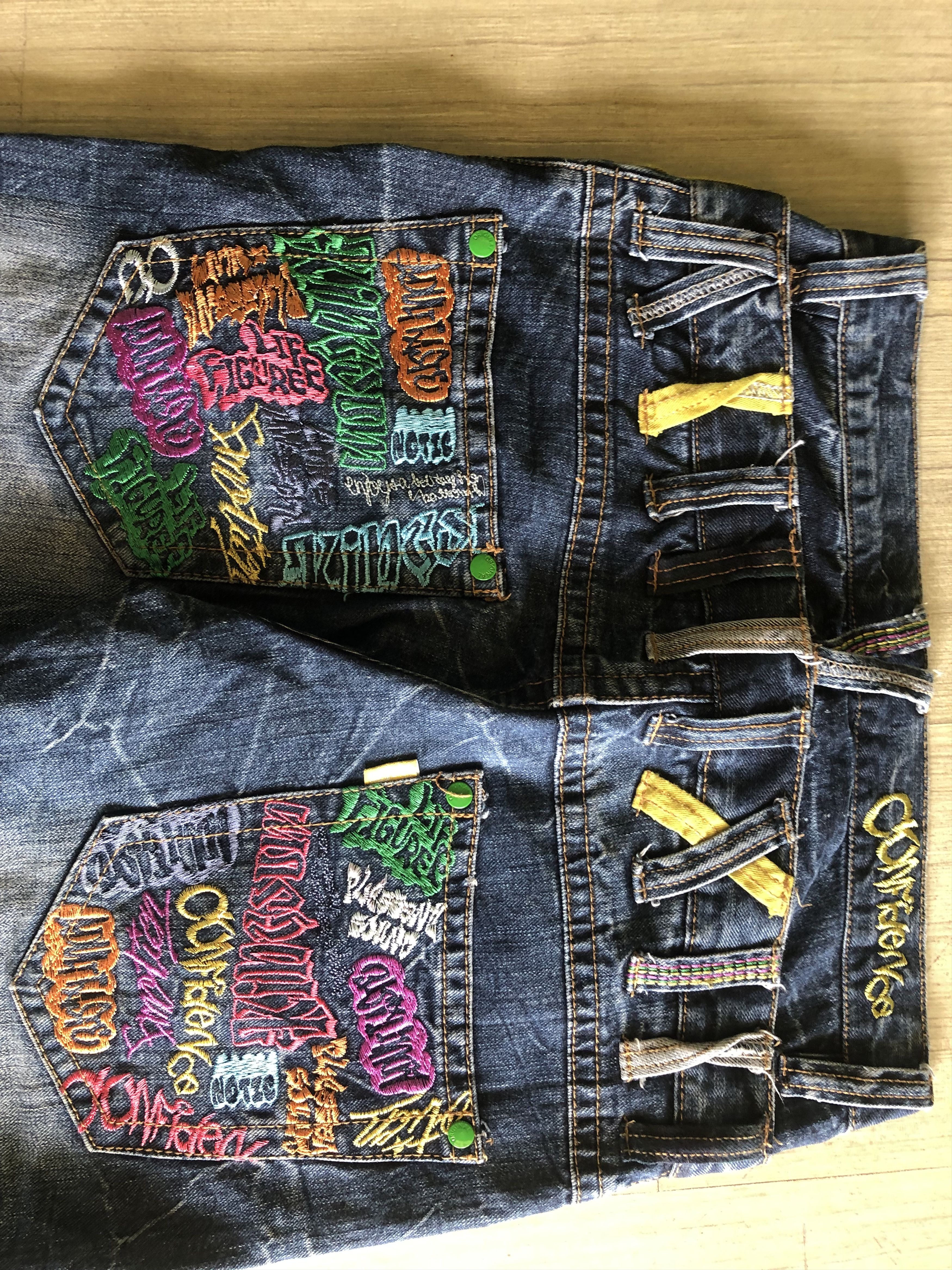 If Six Was Nine vintage sorridere japanese double waist straight cut jeans Size US 31 - 3 Thumbnail