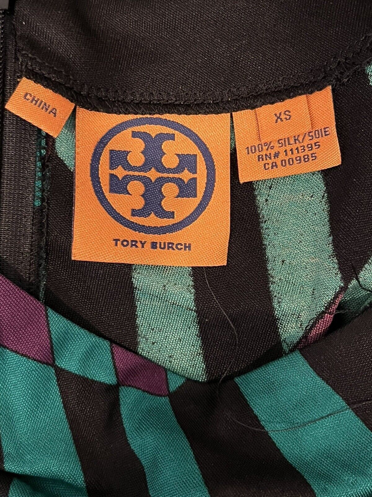 Tory Burch Tory Burch 100% Silk Long Sleeve Stretch Dress Size XS / US 0-2 / IT 36-38 - 10 Thumbnail