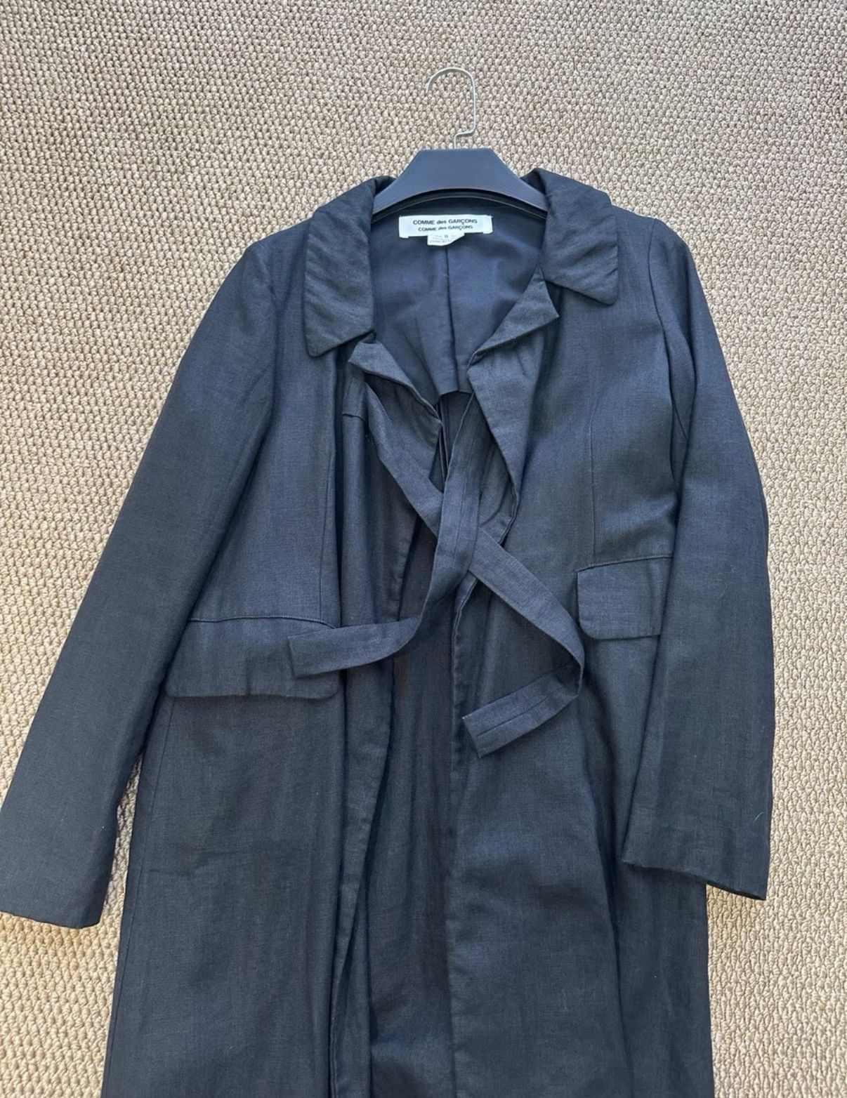 Comme des Garcons Comme des Garçons Osaka Pure Linen Belted Trench Coat K23 Size US S / EU 44-46 / 1 - 6 Thumbnail