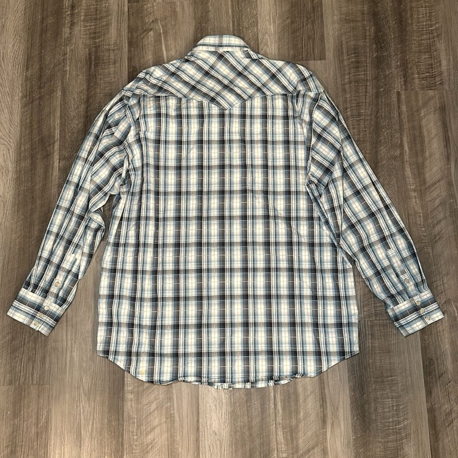 Stetson Stetson Western Long Sleeve Pearl Snap Button - 2XL Size US XXL / EU 58 / 5 - 3 Thumbnail
