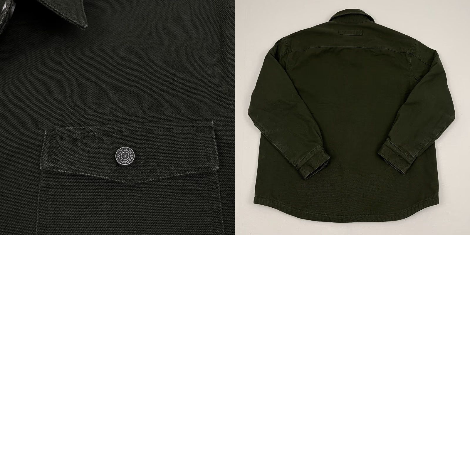 Vintage Duluth Jacket Mens XL Green Canvas Fleece Lined Heavyweight Shacket Size US XL / EU 56 / 4 - 8 Thumbnail