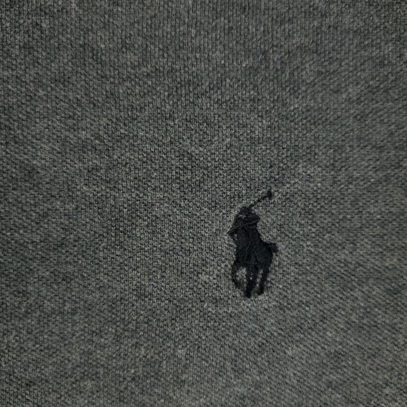 Ralph Lauren Ralph Lauren Polo Shirt Adult XL Gray Cotton Short Sleeve Button-Front Logo Mens Size US XL / EU 56 / 4 - 3 Thumbnail