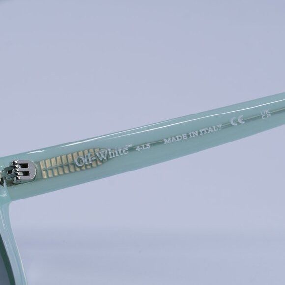 Off-White Off-White OERI143 LINCOLN 5355 Sunglasses Sage Square Frame Size ONE SIZE - 7 Thumbnail