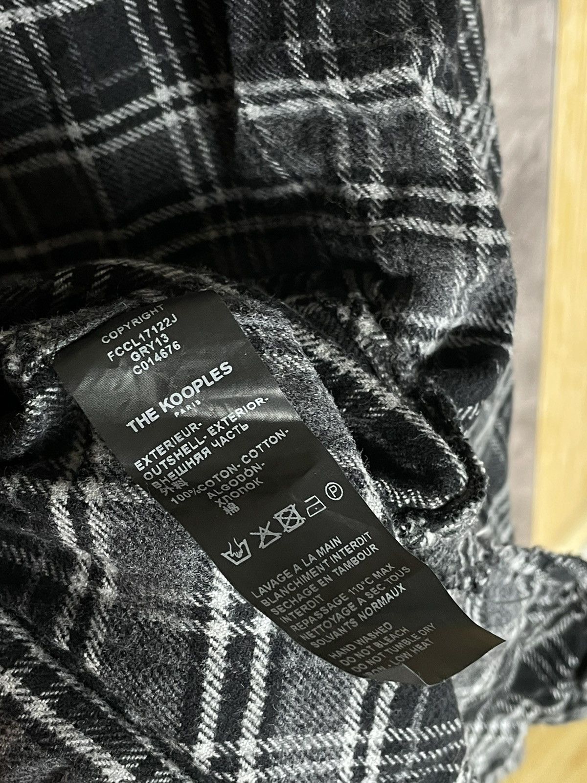 Flannel × The Kooples × Vintage The Kooples Jeans Vintage Wool Flannel Shirt Size US L / EU 52-54 / 3 - 9 Thumbnail