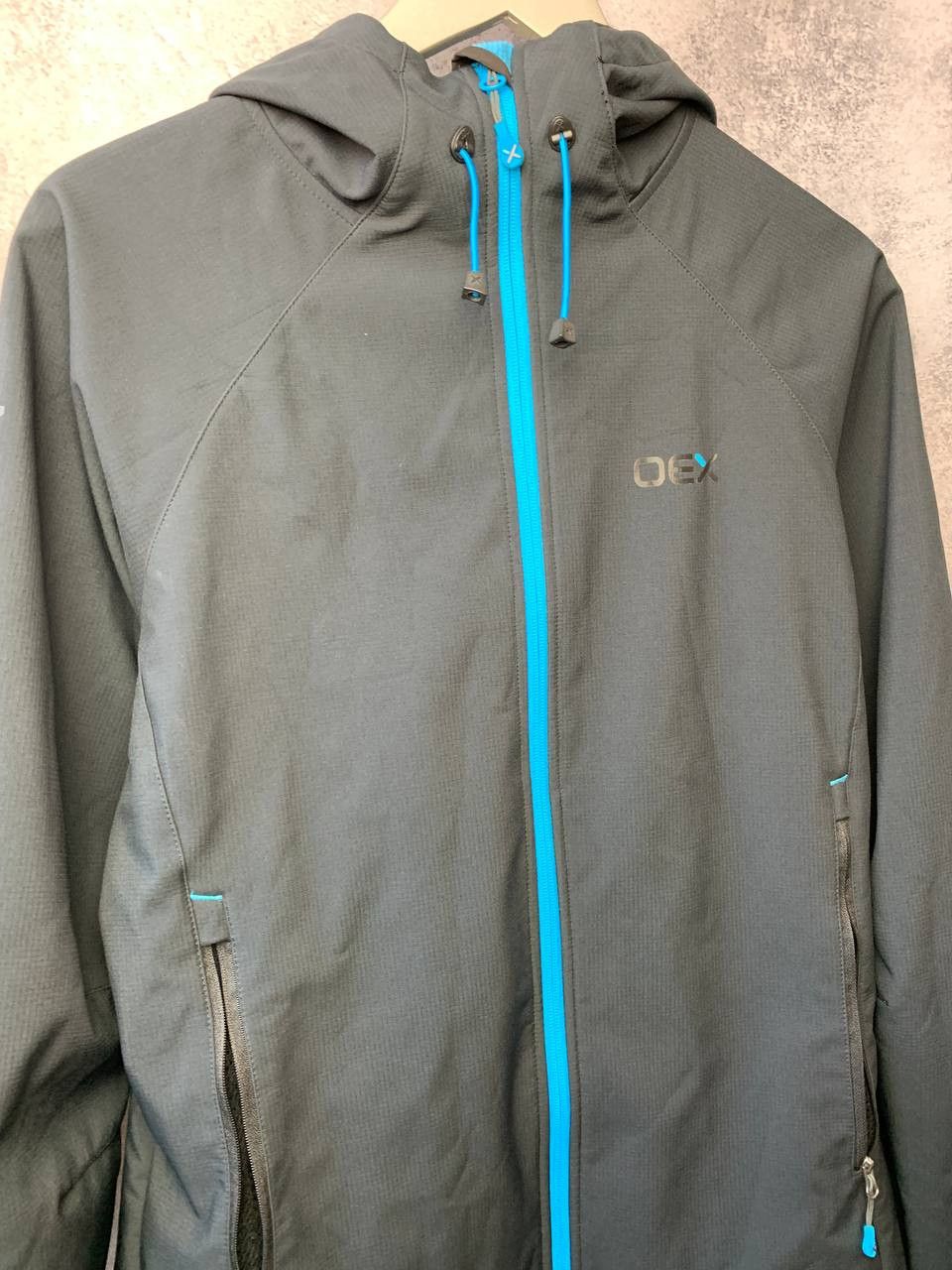 Other OEX Jacket Large Grey SoftShell Outdoor Hiking Full Zip Top Size US L / EU 52-54 / 3 - 3 Thumbnail