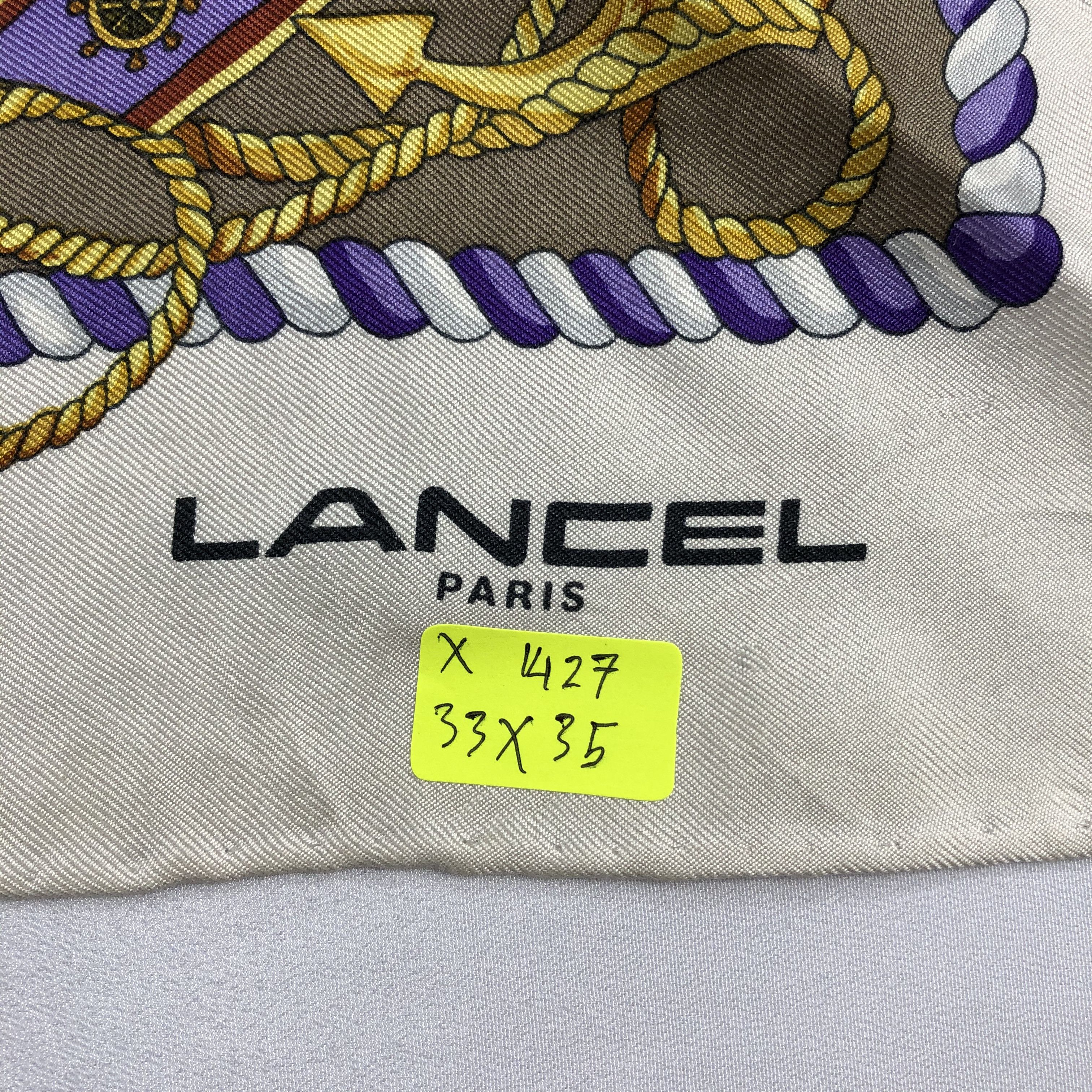 Lancel Vintage Lancel Silk Scarf Size ONE SIZE - 5 Thumbnail