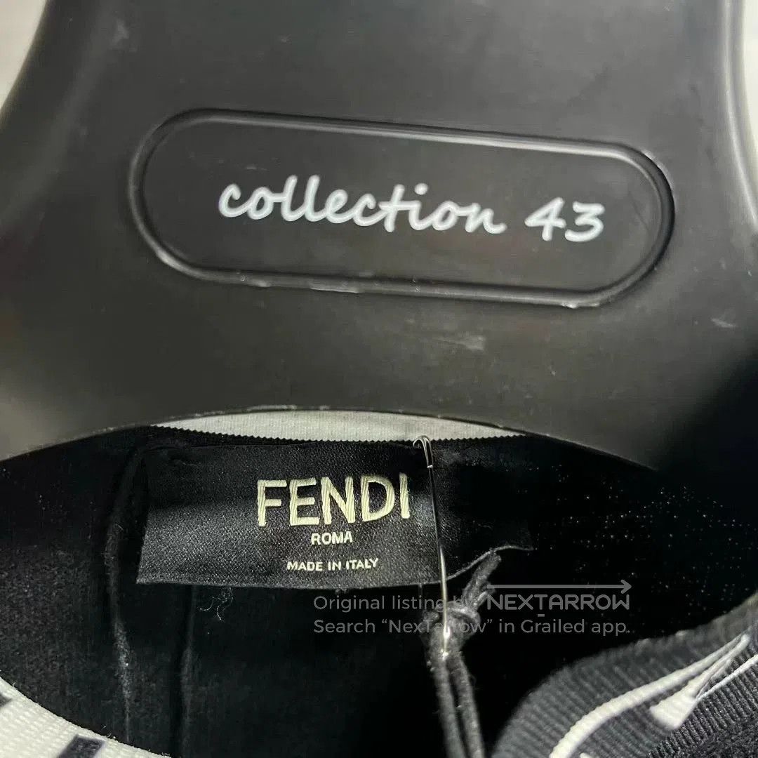 Fendi fendi black logo crewneck sweater for sale. Size US L / EU 52-54 / 3 - 3 Thumbnail