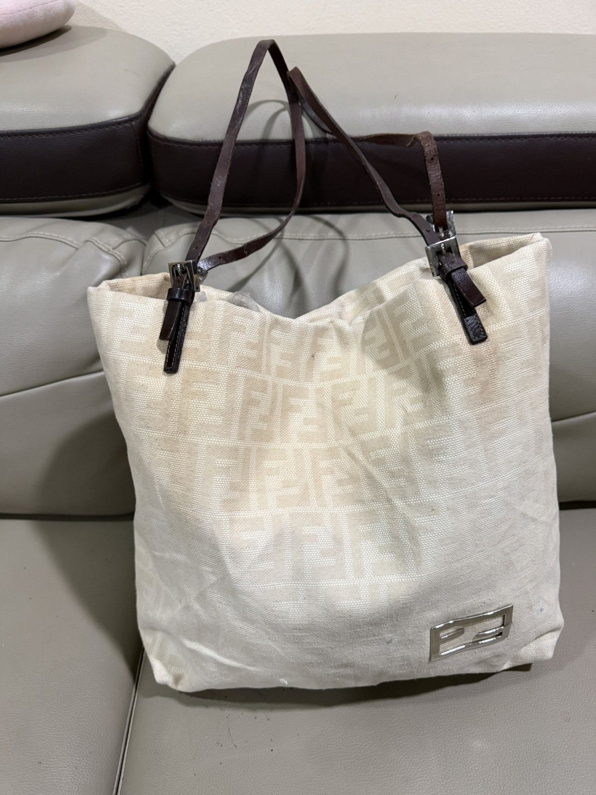 Fendi Authentic Fenci Zucca Monogram Tote Bag Size ONE SIZE - 2 Thumbnail