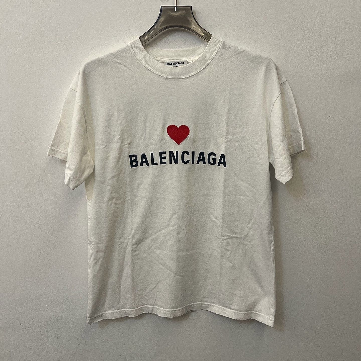 Balenciaga Balenciaga Heart Logo T-Shirt Size XS Size US XS / EU 42 / 0 - 1 Thumbnail