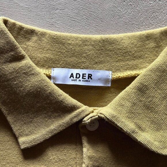 Ader Error ader error yellow polo sweater Size US M / EU 48-50 / 2 - 3 Thumbnail