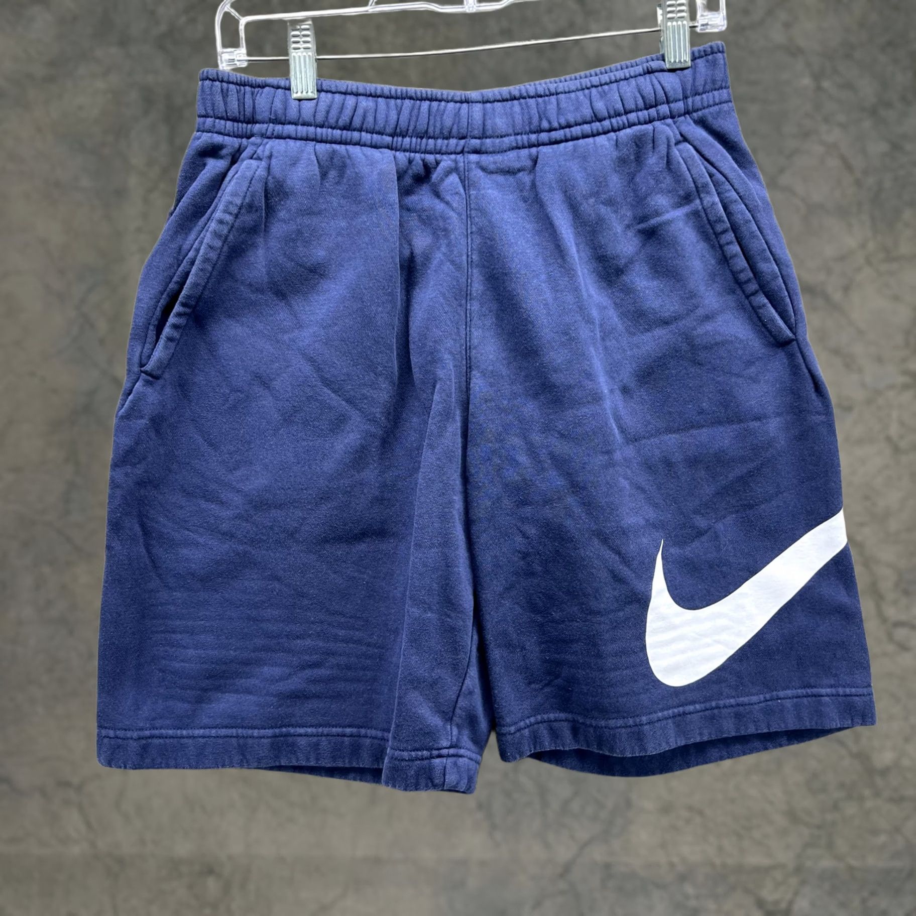 Nike Nike Sweat Shorts Mens Small Blue Swoosh Logo Athletic 7 Inseam BV2721-410 Size US 29 - 1 Thumbnail