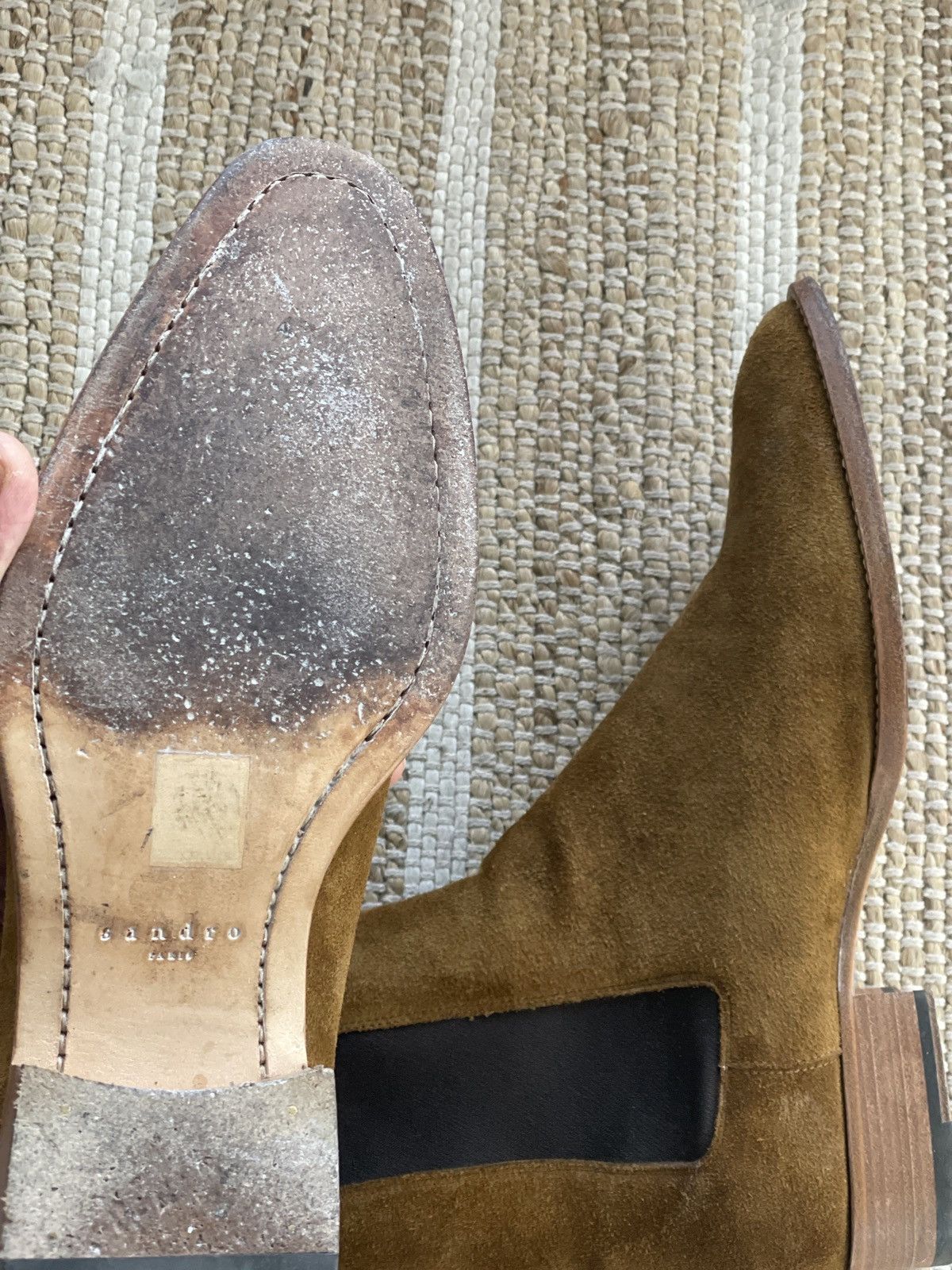 Sandro Sandro Suede Chelsea Boots Size US 10 / EU 43 - 21 Thumbnail