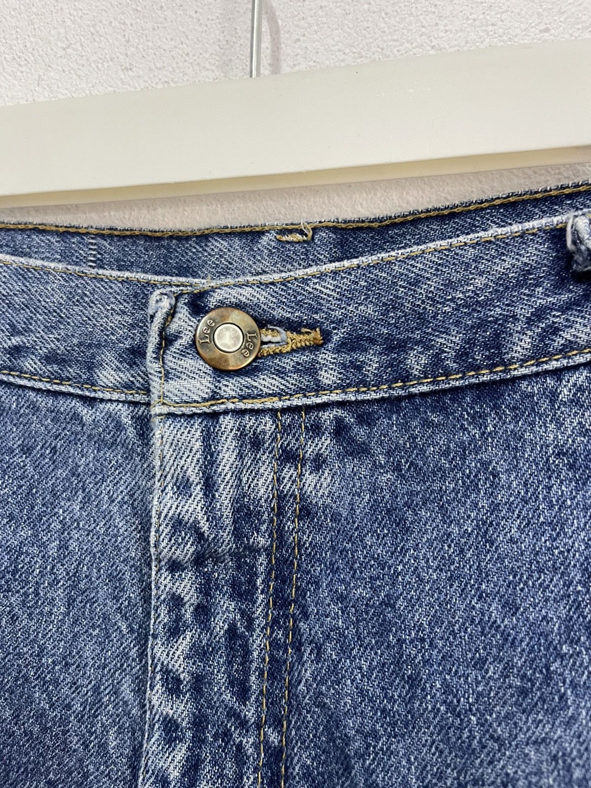 Lee × Vintage Lee Short pants Denim blue📸 Size US 42 / EU 58 - 4 Thumbnail