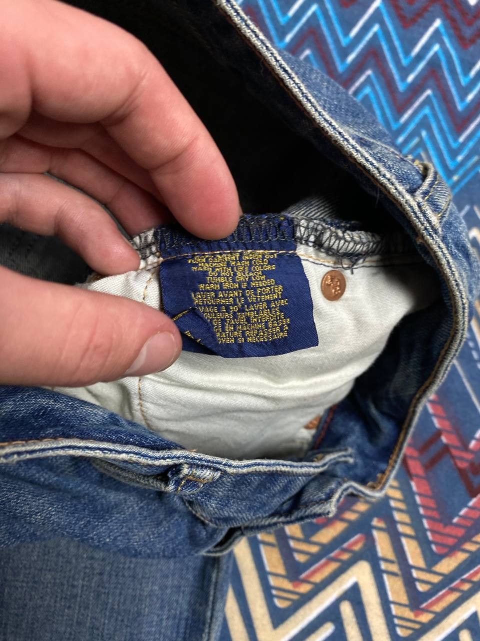 Polo Ralph Lauren Polo Ralph Lauren Distressed Denim Jeans Y2K vintage Size 30" / US 8 / IT 44 - 2 Thumbnail