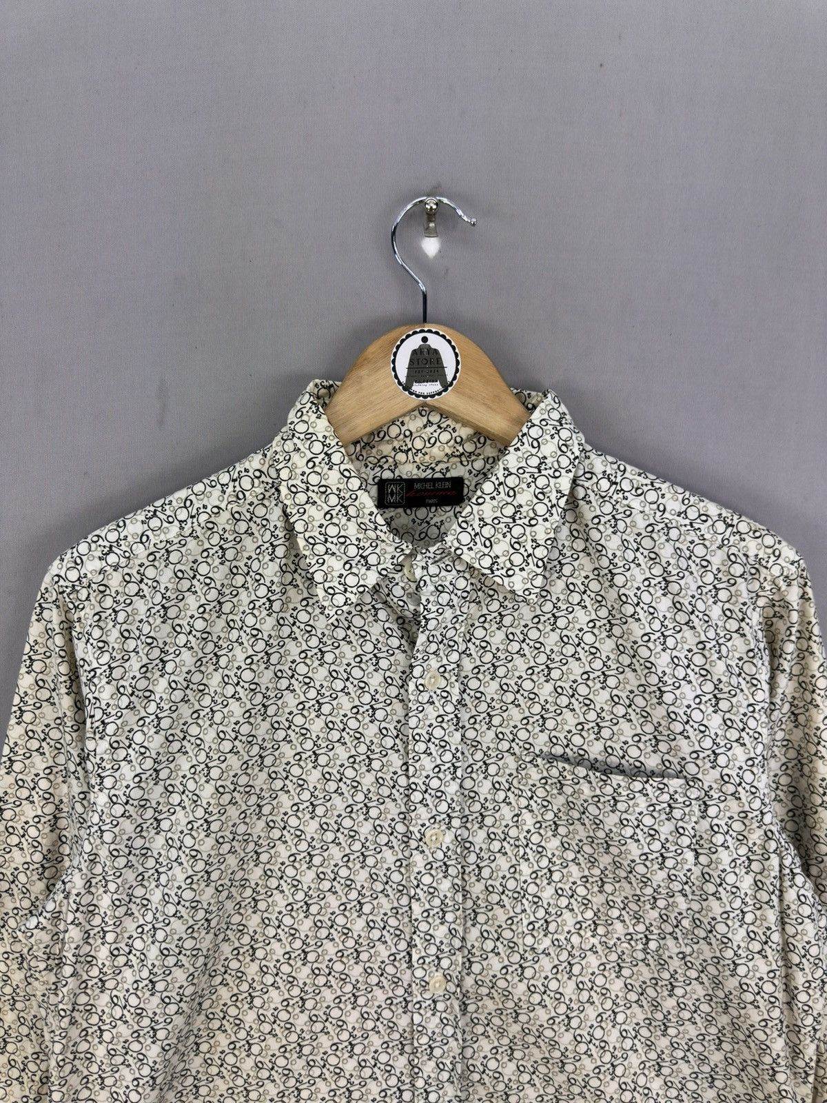 Michel Klein Michel Klein Homme Fullprint Flannel Shirt Button Up Size US M / EU 48-50 / 2 - 7 Thumbnail