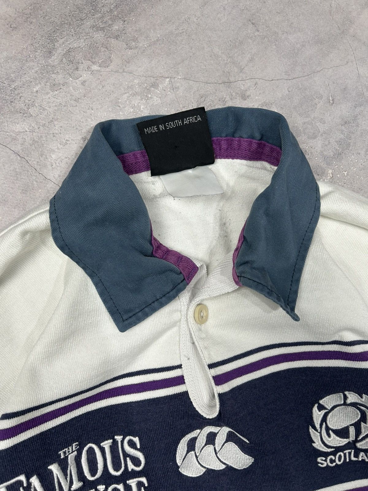 Canterbury of New Zealand Canterbury Scotland Vintage Rare Rugby Jersey Size S M Size US S / EU 44-46 / 1 - 13 Thumbnail