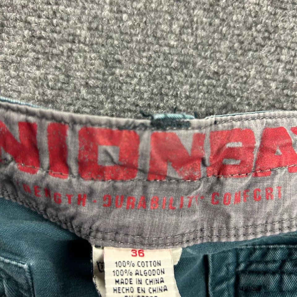 UNIONBAY Unionbay Shorts Mens 36 Blue Cargo Hiking Distressed Cotton Size US 36 / EU 52 - 9 Thumbnail