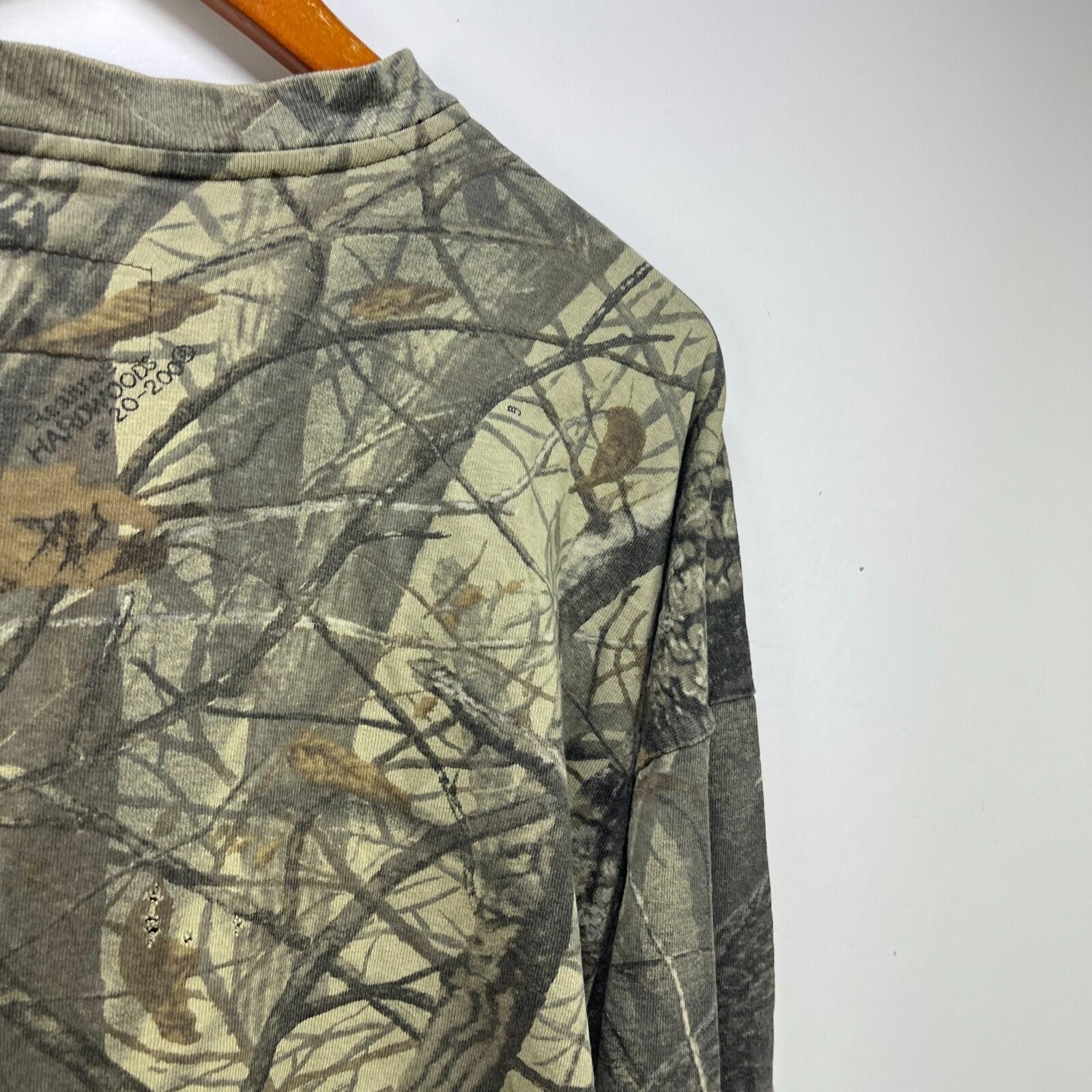 Realtree Vintage Realtree Camo Henley Long Sleeve Shirt 2XL 3XL Size US XXL / EU 58 / 5 - 9 Thumbnail