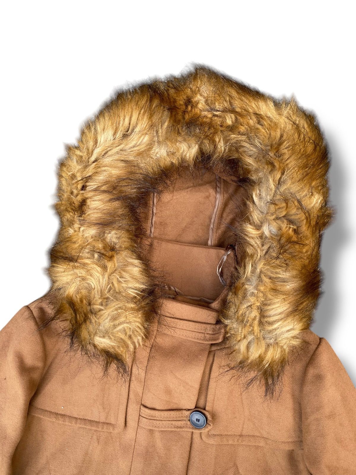 Zara Zara Womens Hooded Overcoat Brown Jacket. #F1 Size M / US 6-8 / IT 42-44 - 2 Thumbnail