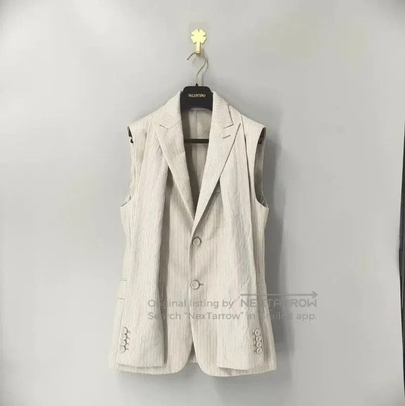 Dior Dior Men's Beige Sleeveless Jacket . Size US S / EU 44-46 / 1 - 1 Thumbnail