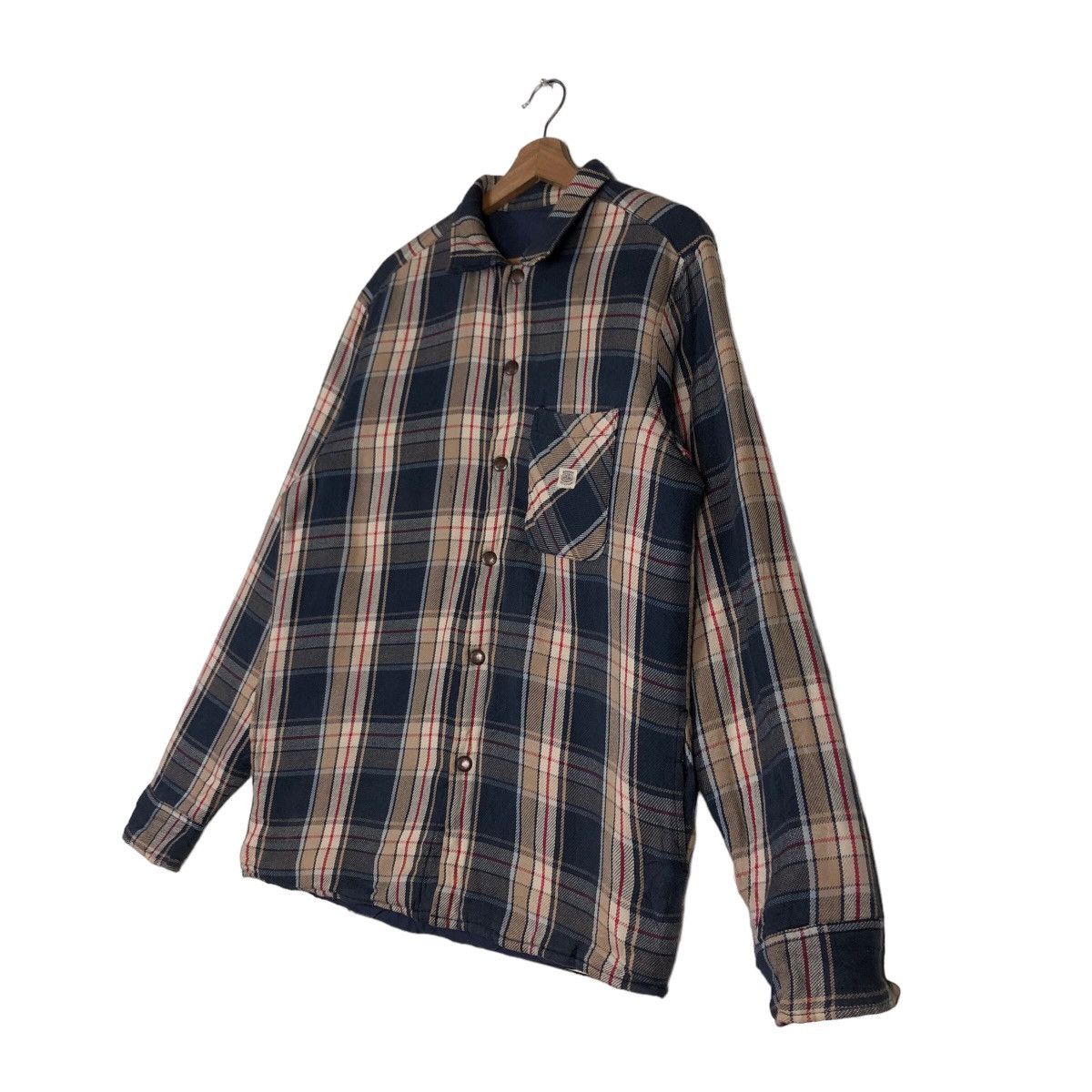 Flannel 🔥Vtg Flannel Jacket Tartan Design Gohemp Japan Issey Miyake Size US L / EU 52-54 / 3 - 2 Thumbnail