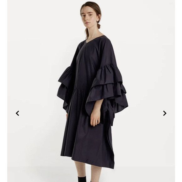 SOFIE D'HOORE Rare Sofie d’hoore oversized dress v neck ruffle sleeve Size M / US 6-8 / IT 42-44 - 7 Thumbnail