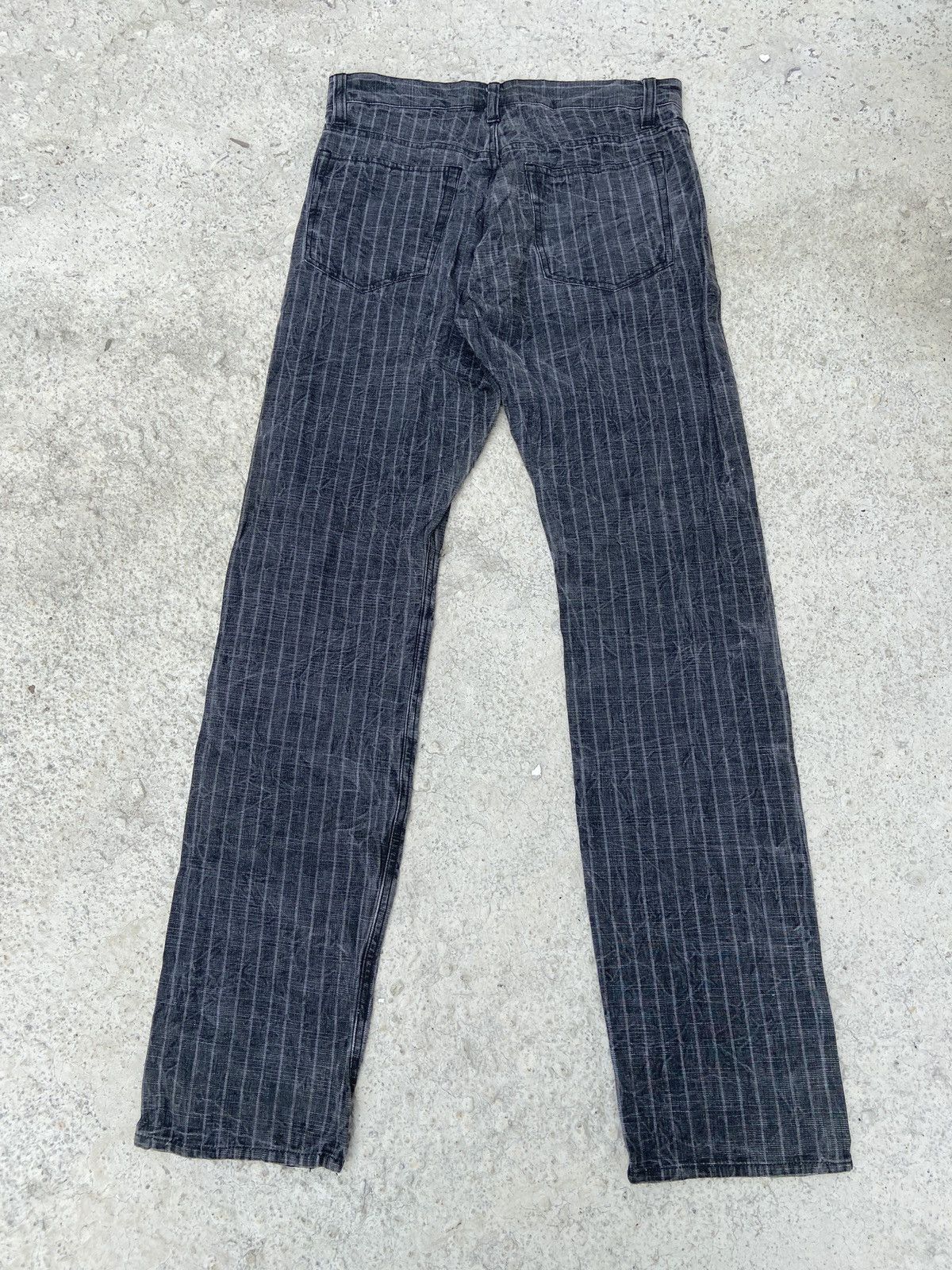 If Six Was Nine × Japanese Brand × Vintage Vintage Hickory Stripe Denim Size US 30 / EU 46 - 5 Thumbnail