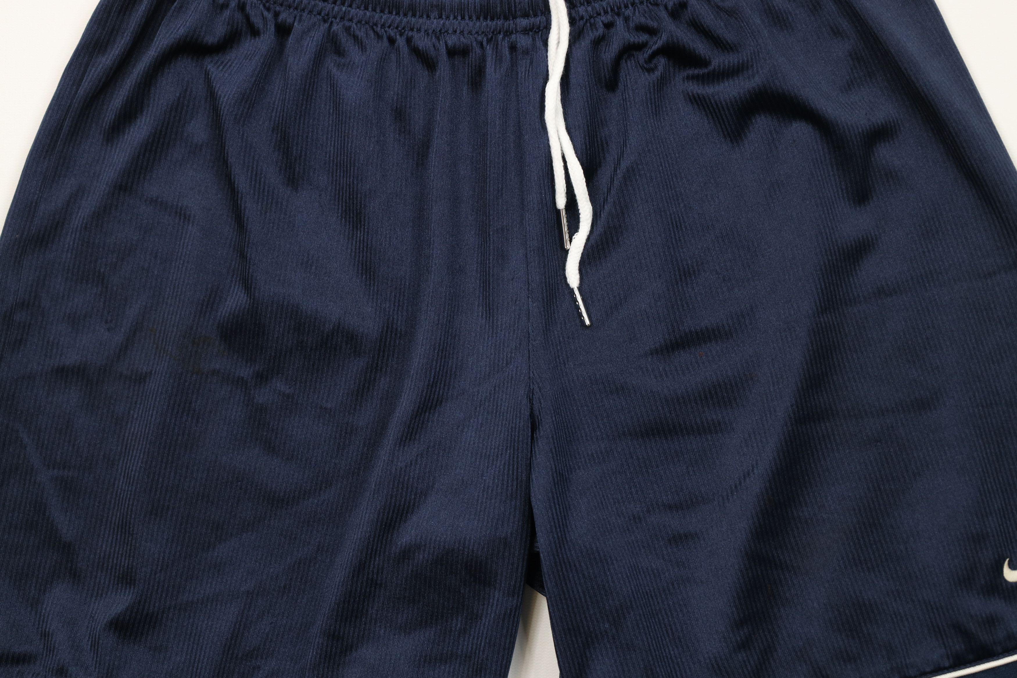 Nike Vintage 90s Y2K Nike Mini Swoosh Above Knee Shorts Blue Size US 32 / EU 48 - 3 Thumbnail